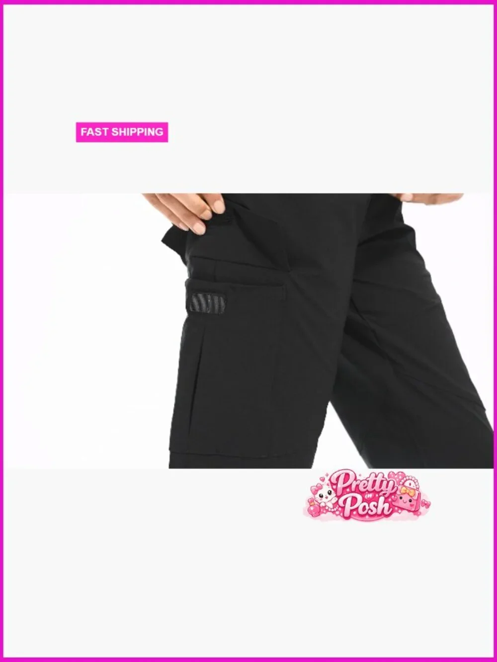 Women's Hiking Cargo Pants Water Resistant Quick Dry Lightweight 6 Pockets